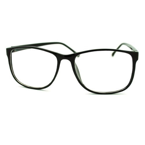 Square Clear Lens Eyeglasses Oversized Thin Fashion Glasses Frame