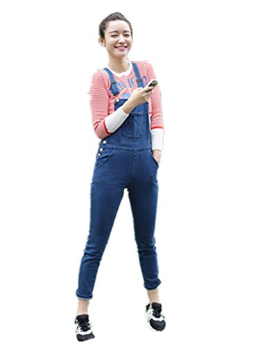 レディース春 スリムオーバーオール ガーリーな雰囲気のぴたスリムがかわいい 靴下付のセット商品