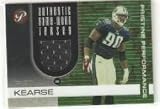 2003 Topps Pristine Performance #PPJK Jevon kearse - Tennessee Titans (Piece of Authentic Jersey ) (Football Cards)