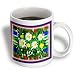 Susan Brown Designs Flower Themes - Daisy Wheels with Leaves and Flowers - Mugs