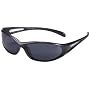 Select-A-Vision Coppertone  High Performance Sunglass, Silver WRAP, Grey Lens