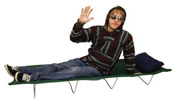 Campers Compact Fold Away Cot with Carry Bag