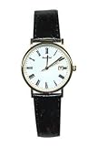 Image of Accurist Gents 18ct Gold Strap Watch