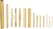 Vandoren Double Reed Cane Oboe - Gouged / Shaped, Medium (10 Pcs)