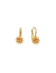 Gabriel & Co. - Childrens Citrine November Birthstone Earrings