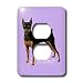 Dogs Miniature Pinscher - Miniature Pinscher - Light Switch Covers - 2 plug outlet cover