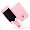 Pink Leather With Flap