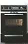 Summit TTM7212DK 24 Single Gas Wall Ove, Broiler Door, Electronic Ignition, Clock, Timer - Black