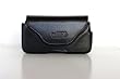 Prima Premium Leather Lateral Case for Palm Centro-Black