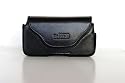 Black Prima Premium Leather Lateral Case for Palm Centro
