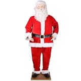 6' Bilingual Animated Santa