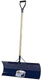 Garant YSP30DU Yukon 30-Inch Steel Blade Snow Pusher with Ash Handle and Steel D-Grip, Blue