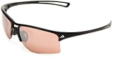 adidas raylor L a404-6050 Rectangle Sunglasses,Shiny Black Frame/LST Active Silver Lens,One Size