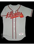 2008 Atlanta Braves Gray Authentic Jersey - Blank