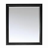 IMAGE OF Newport Vanity Mirror - Black