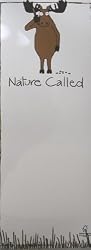 "Nature Called" Magnetic Notepad