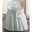 Embossed Damask Creation Liner -skirt & Hood - Color White - Size 16x32
