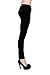 VIRGIN ONLY Women's Button Zipper Skinny Trousers Pants