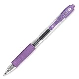 IMAGE OF Gel Rollerball Pen, Retract,Extra-Fine Pt, Purple