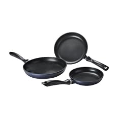 Karcher 121855 Induktions-Pfannen Set - hochwertiges 3-teiliges Induktion Aluguss Pfannen Set - Teflon� Classic beschichtet - dunkelblau