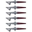 6 PACK OF Single Action Siphon Feed Medium Head H#3L AIRBRUSHES ONLY NO ACCESSORIES 6 PACK OF Single Action Siphon Feed Medium Head H#3L AIRBRUSHES ONLY NO ACCESSORIES