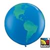 Super Large Globe Balloon 3' Latex Balloon Earth