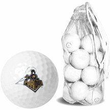 Purdue Boilermakers 15 Golf Ball Clear Pack