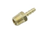 「ノーブランド品」銅管継手BSPフィッティング継手1/4" Male BSPP x 3/16"(5mm)Hose Barbホースブラス継手(700個入）