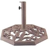 CAST IRON UMBRELLA BASE BEIGE