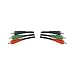 HOSA COMPONENT VIDEO CABLE THREE 75 ohm COAX. CABLE WITH THREE RCA PLUGS, 3M (9.9ft.)
