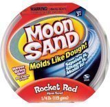Spinmaster Moon Sand 1 disc 1/4LB. Refill Rocket Red Moonsand