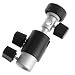 Pro Aluminum Flash and Umbrella Holder, and Flash Holder for a Spigot Tripod 5/8 (light stand) - Swiveling Adapter (for Nikon SB-600 SB-800 SB-900, Canon Speedlite 430EX 580EX I II, Metz 48 58 AF-1)  from Phottix