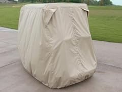 4 Passenger Golf Car Storage : 108 x 48 x 68 Khaki Polyester 