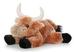 31eunkzGnZL Stuffed Toro Oro Carmel Brown Bull 8