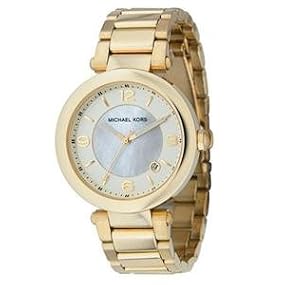 Michael Kors #MK5071 Oversized Gold Tone Bracelet Watch