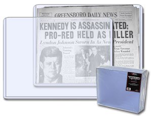 11.75 X 13.25 x 7 mm - Newspaper Topload Holder Bundle of 5