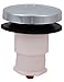 Bathtub Drain Plug Drain Stopper, Tip-Toe Bath Plunger (5/16 Inch, Chrome)