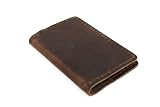 Refillable Genuine Leather Composition Pocket Notebook