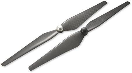 Pair Carbon Fiber Props (CW+CCW) 1345 Self Tightening Propellers 2 Pcs for DJI Inspire 1 Quadcopter - Black