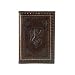 Lions Refillable Leather Journal with Embossed Lion Crest, Gold Edge Sheets, Lined, 6x8"