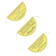Gold Motivational Classic Clips Paper Clips