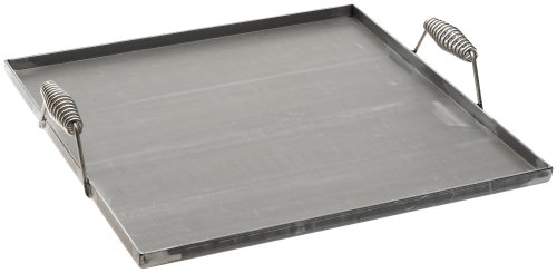 Tomlinson 4 Burner Pickled Steel Griddle with Handles