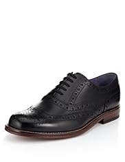 Autograph Leather Layered Sole Brogue Shoes