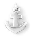 Sterling Silver Anchor Charm by Bob Siemon