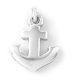 Sterling Silver Anchor Charm by Bob Siemon