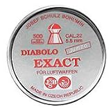 JSB .22 Cal, 15.8 Grains, Diabolo Exact Jumbo, 500/Tin