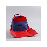 Jaydon Placemat Lunch Bag in Blue / Red Trim and Liner