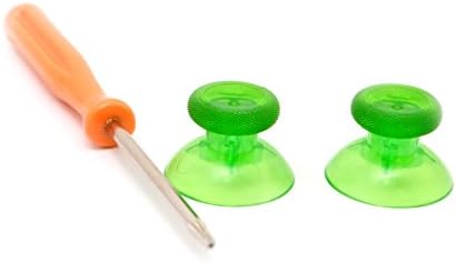 Translucent Green Xbox One Controller Analog Thumb Sticks (Fits Dualshock 4) By X-Bone Customs