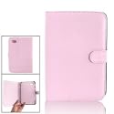 Magnetic Flap Pink Faux Leather Case for Amazon Kindle 3