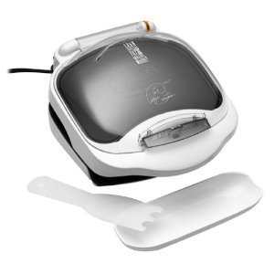 Foreman Grill w Bun Warmer- Wh